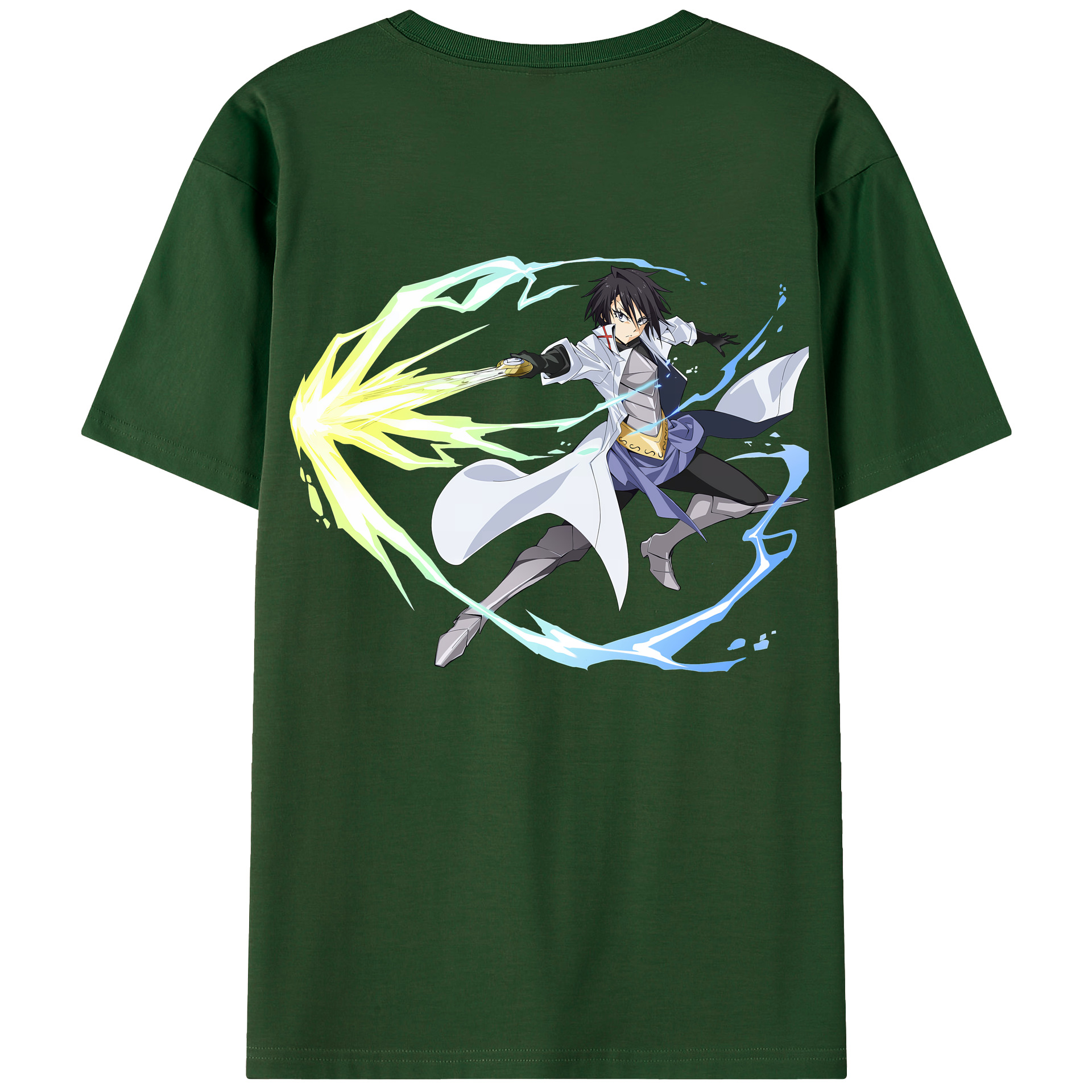 （画像用） 転スラ Regarding Reincarnated to Slime 綿100％半袖Tシャツ（背面プリント）